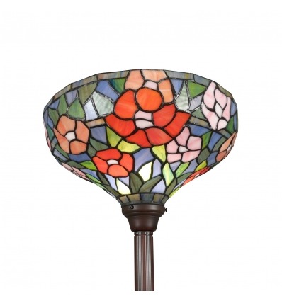 Tiffany styl žárovčička stojací lampa