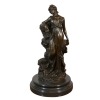Bronze-Skulpturen af den græske Gudinde Hebe - Statuer af den mytologiske