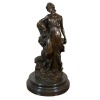 Rzeźba z brązu Greckiej Bogini Hébé - mitologiczne Figury
