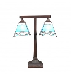 Tiffany lámpa Mediterrán iroda