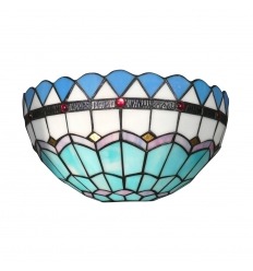 Nástěnná lampa Tiffany ze středomořské série