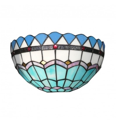 Aplique Tiffany de la luminaria de la serie mediterráneo