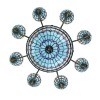 Tiffany blue chandelier from Monaco series - Chandelier Shop TIffany