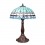 Grote Tiffany tafellamp lamp blauwe