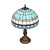 Modrá lampa Tiffany - 