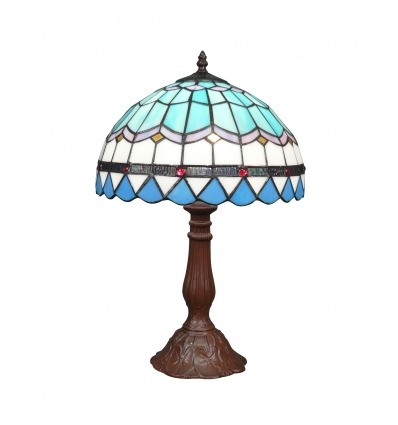 Lampe Tiffany bleue - Magasin de lampes