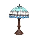 Lamp Tiffany blauw - 