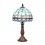 Lámpara de Tiffany azul mediterráneo