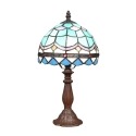 Mediterranean blue Tiffany lamp -