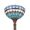 Lampadaire Tiffany de forme torchère Méditerranée - 