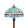 Állólámpa Tiffany blue a mediterrán sorozat - Tiffany lámpa