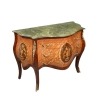 Louis XV chest of drawers with green marble - Louis XV chest of drawers