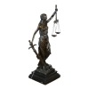 Bronze Statue Themis Gudinde for retfærdighed Skulptur mytologisk - 