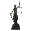 Статуя в бронзовый Фемида богиня правосудия - мифологические скульптура - 