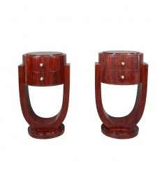 Pair of art deco bedside tables Marseille
