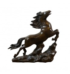 Sculpture en bronze d'un cheval