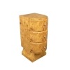  Aparelhador de Deco redondo em madeira clara - móveis decorativos - 