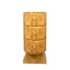  Aparelhador de Deco redondo em madeira clara - móveis decorativos - 