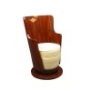Židle art deco - dřevěný nábytek ve stylu art deco palisandr -