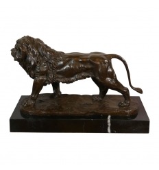 Statue en bronze d'un Lion