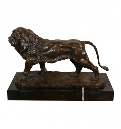 Lion en bronze - Sculpture bronze