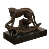 Panther - Bronzeskulptur