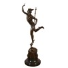 Pronssinen patsas elohopeaa / Hermes lentävät - mytologiassa veistos - 