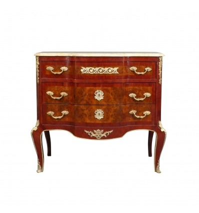  Byrå Louis XV - XVI - möbler med lådor stil Louis XV - 