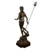 Bronzestatue von Poseidon - Skulptur von Neptun - Mann - 