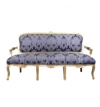 Синий диван короля Людовика XV -