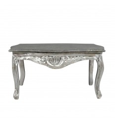Stříbro barokní konferenční stolek