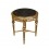 Mesa de apoyo o pequeña mesa barroca en madera dorada.
