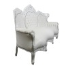  Fehér barokk kanapé - Barokk kanapé - 
