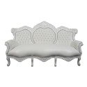  Valkoinen barokki sohva - Barokki sohva - 
