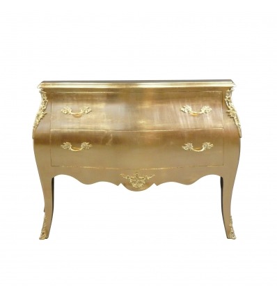 CÓMODA barroca dorada madera - muebles barroco - 