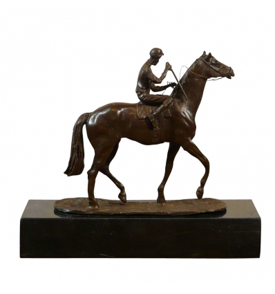 Статуя бронзы - жокей, малые конный бронза - 