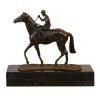 Statue bronze - Le jockey - sculpture bronze 19eme siecle