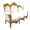 Fehér és arany barokk kanapé - Barokk kanapé