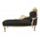 Black and gold baroque daybed