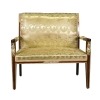 Empire Sofa Satin Golden Fabric - Empire Living Furniture