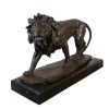 Lion Walking in the Jungle - Bronze Statue of Animals - 