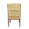 Empire armchair satin golden fabric - Napoleon III furniture - 