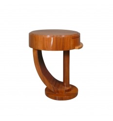 Art deco bedside table in rosewood