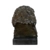 Bronze bust of an eagle's head