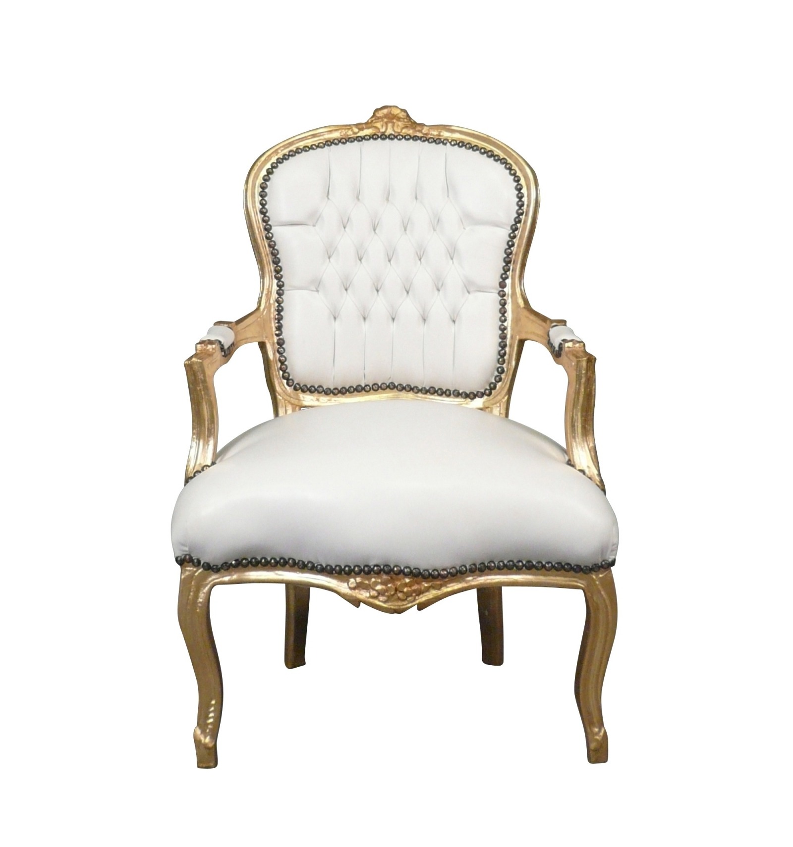 Louis Xv Armchair White And Gold Louis Xv Style Cabinet