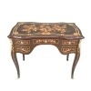 Louis XV Schreibtisch mit Blumen, Sideboard, Kommode und Stilmöbeln - 