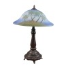 Tiffany style painted glass lamp - Tiffany lamps
