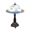 Lampada di vetro verniciato stile Tiffany