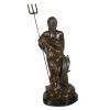 Bronsstaty av Poseidon - skulpturer på mytologi - 