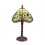 Tiffany bordlampe lampe Dragonfly grøn